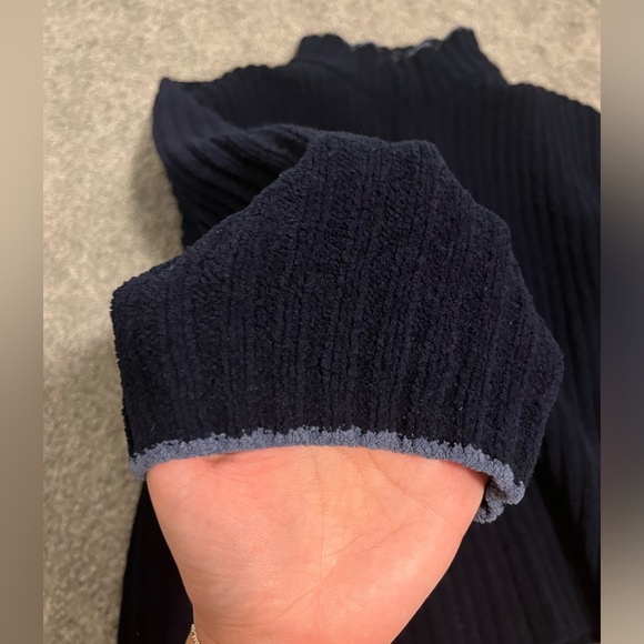 Vintage Mens Alpine Design Ribbed 1/4 Zip Sweater - Picture 3 of 6